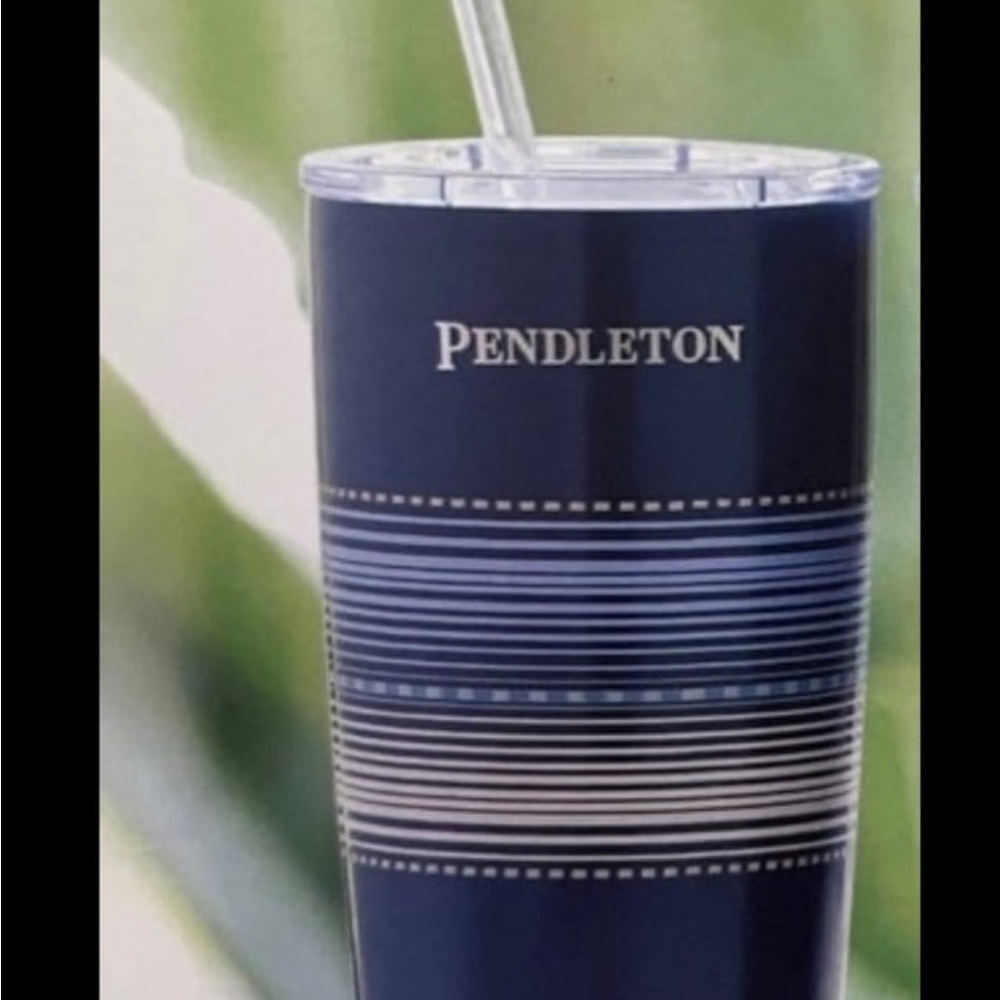 Pendleton Navy Striped Tumbler - Picture 3 of 4